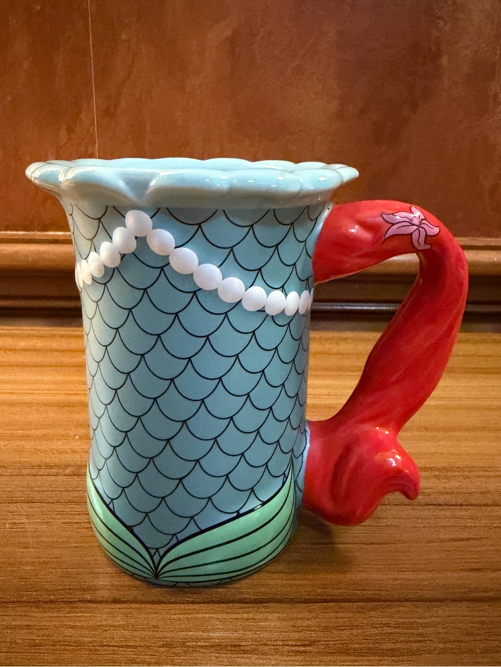Collectible Disney Parks Mug - Ariel Little Mermaid Sculpted Handle Hair Shaped